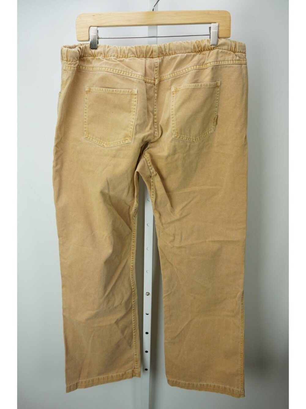 Gramicci Khaki Brown 100% Cotton Casual Buckle Front Pants Sz 10 - Picture 3 of 9